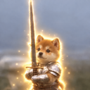 Inu wif sword