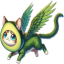 Flying Avocado Cat