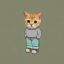 Just a chill cat