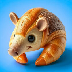Croissant the baby amarillo