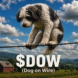 Dog on Wire
