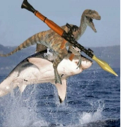 Shark raptor rocket launcher