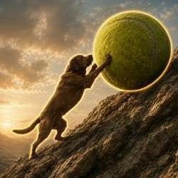 The Sisyphean Labrador